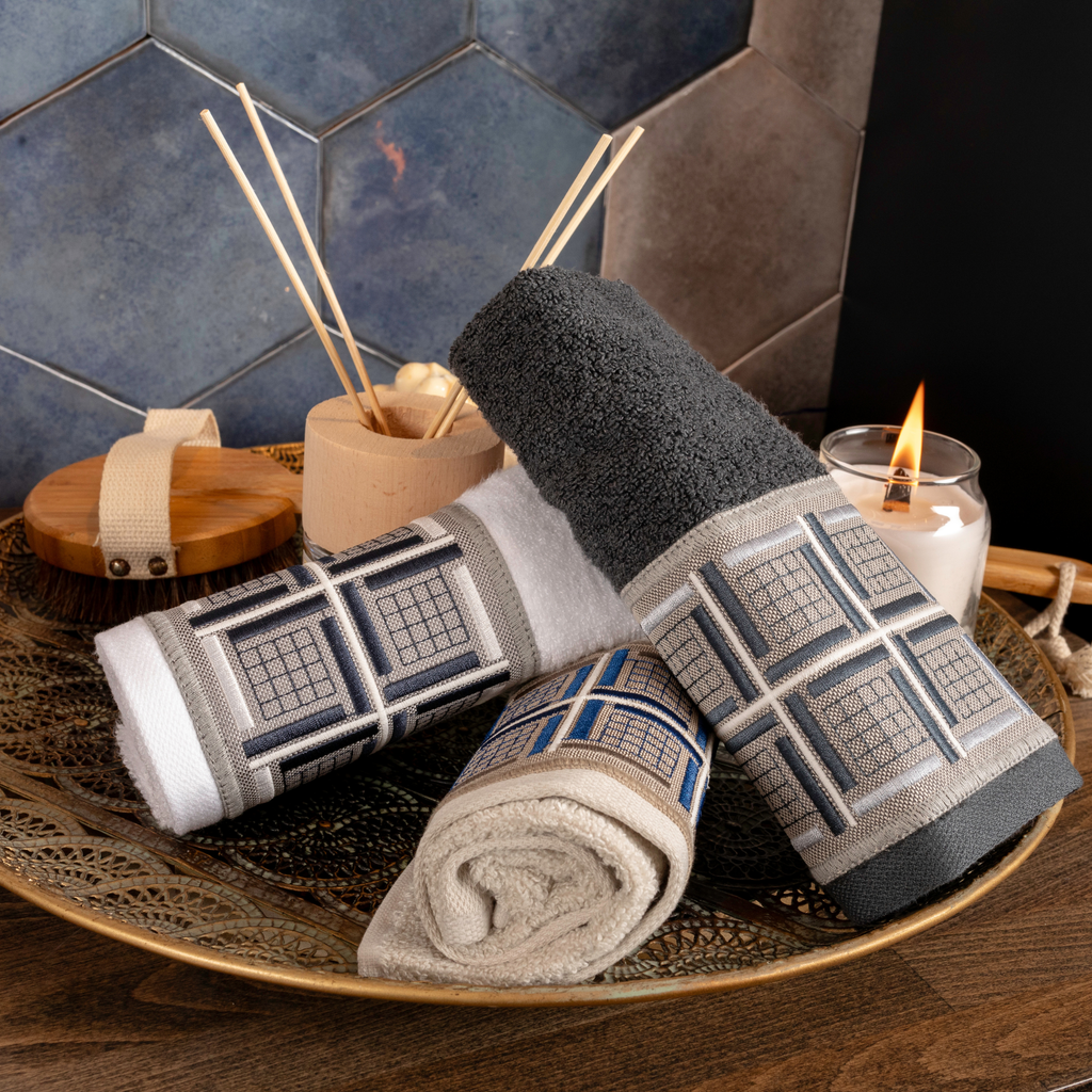 Tılsım Koleksiyonu Micro Bambu, 3 Renkli Havlu Seti