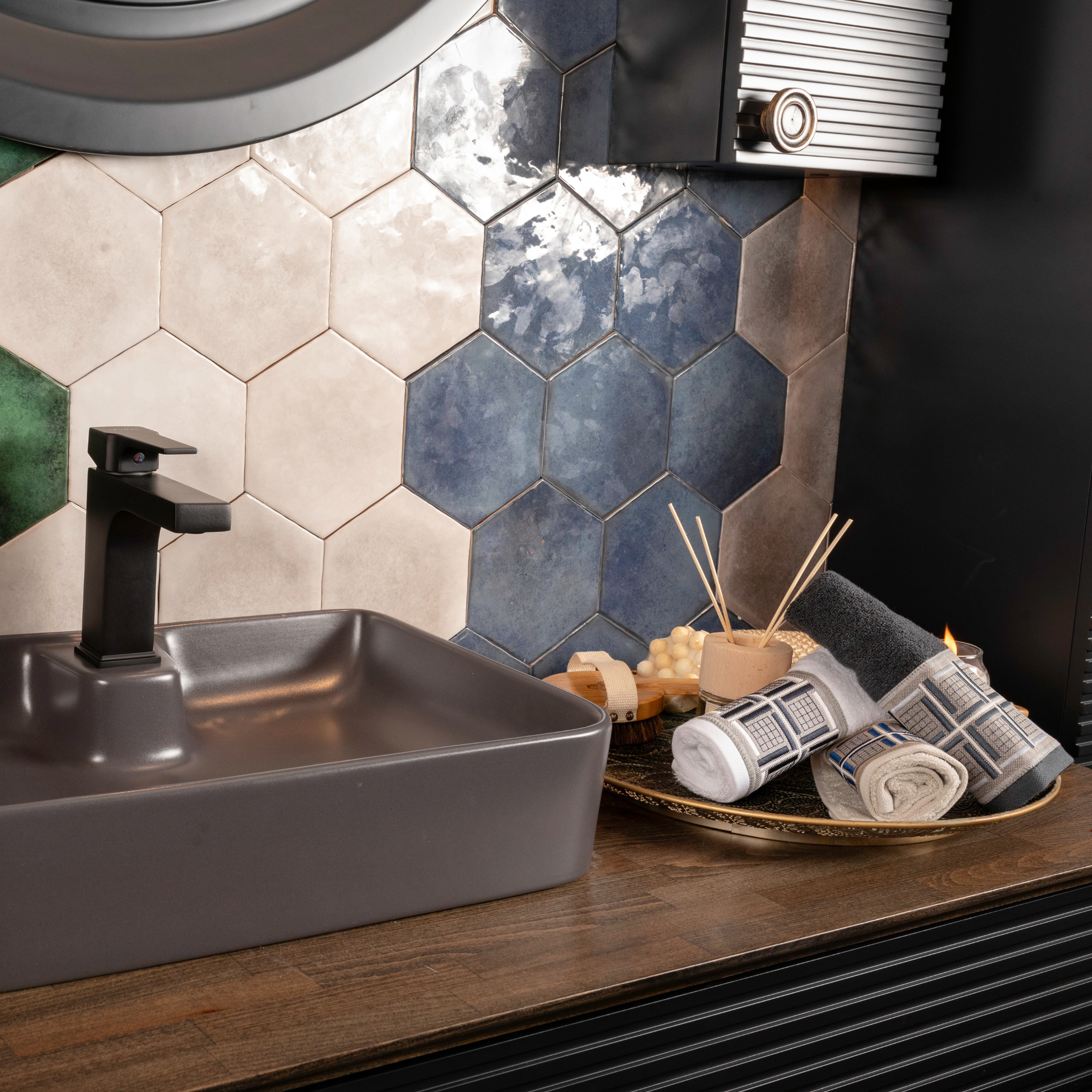 Tılsım Koleksiyonu Micro Bambu, 3 Renkli Havlu Seti